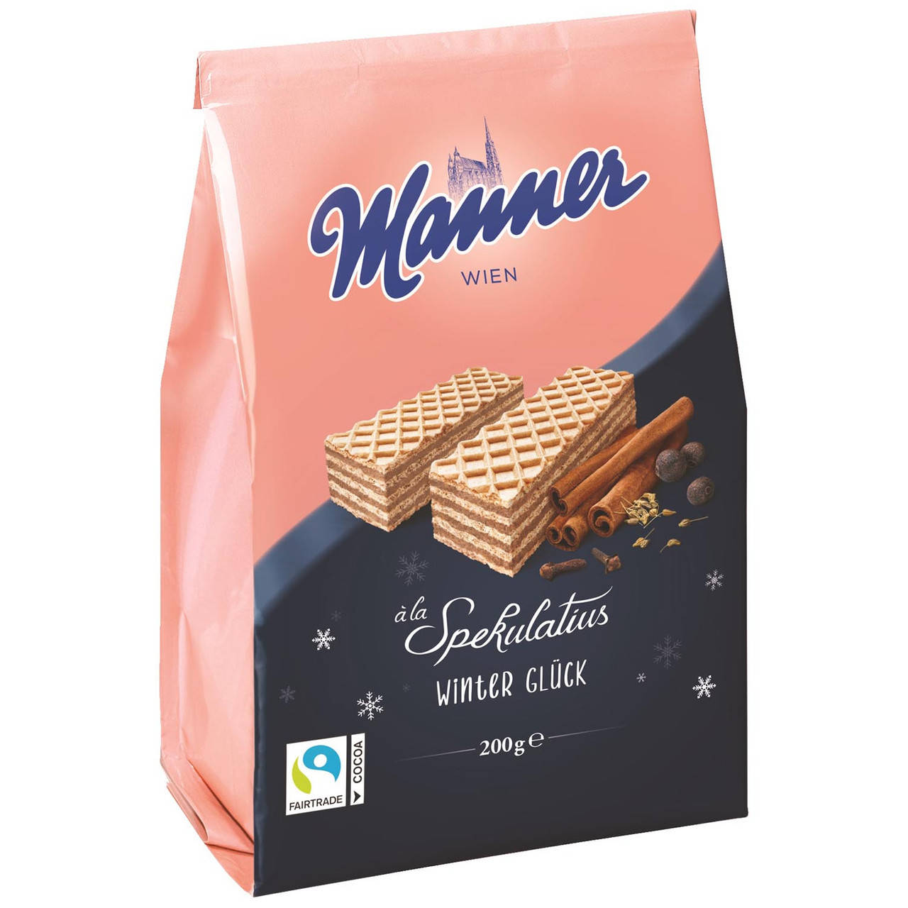 

Вафли Manner Spekulatius Winter Gluck 200 g