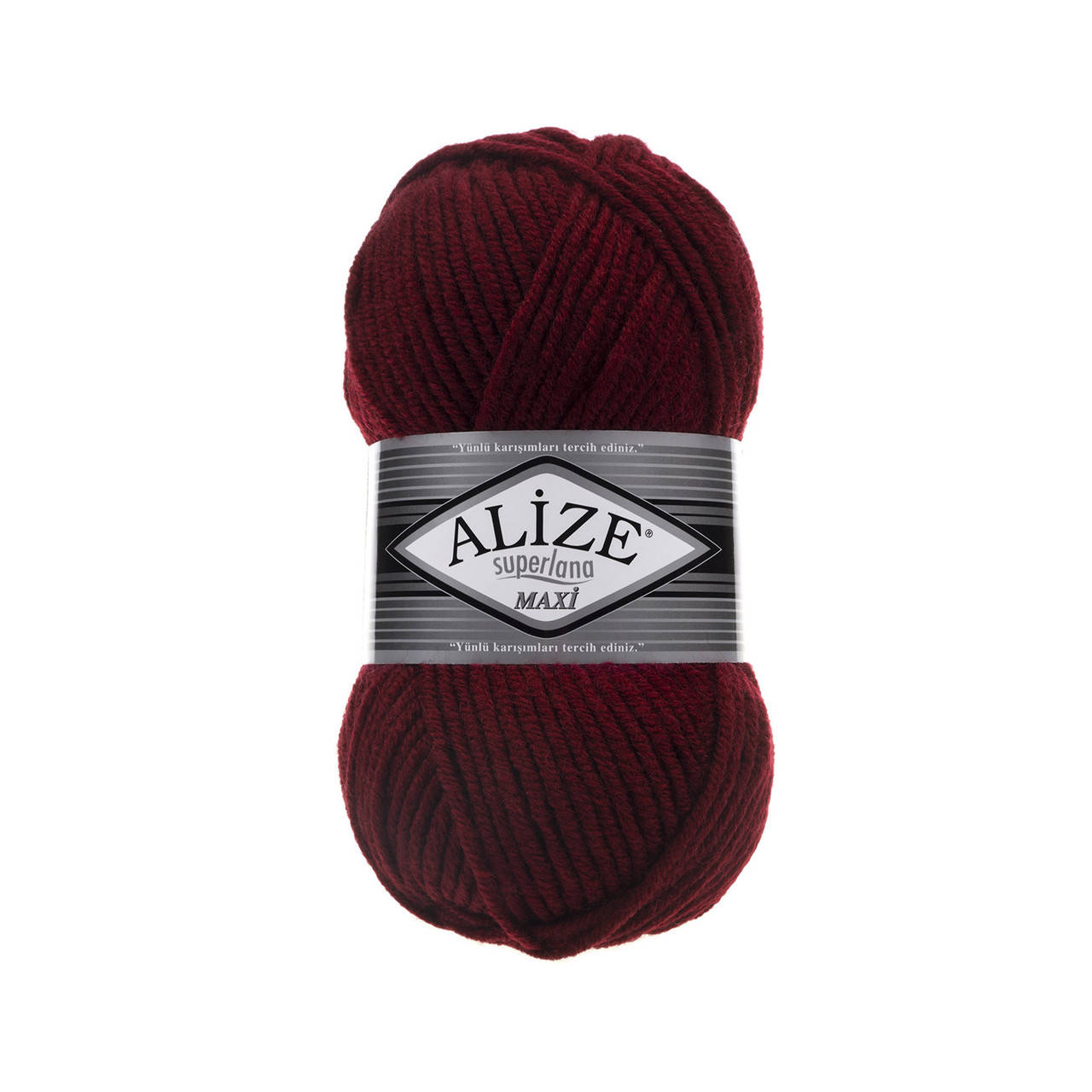 

Alize Superlana Maxi бордовый №57
