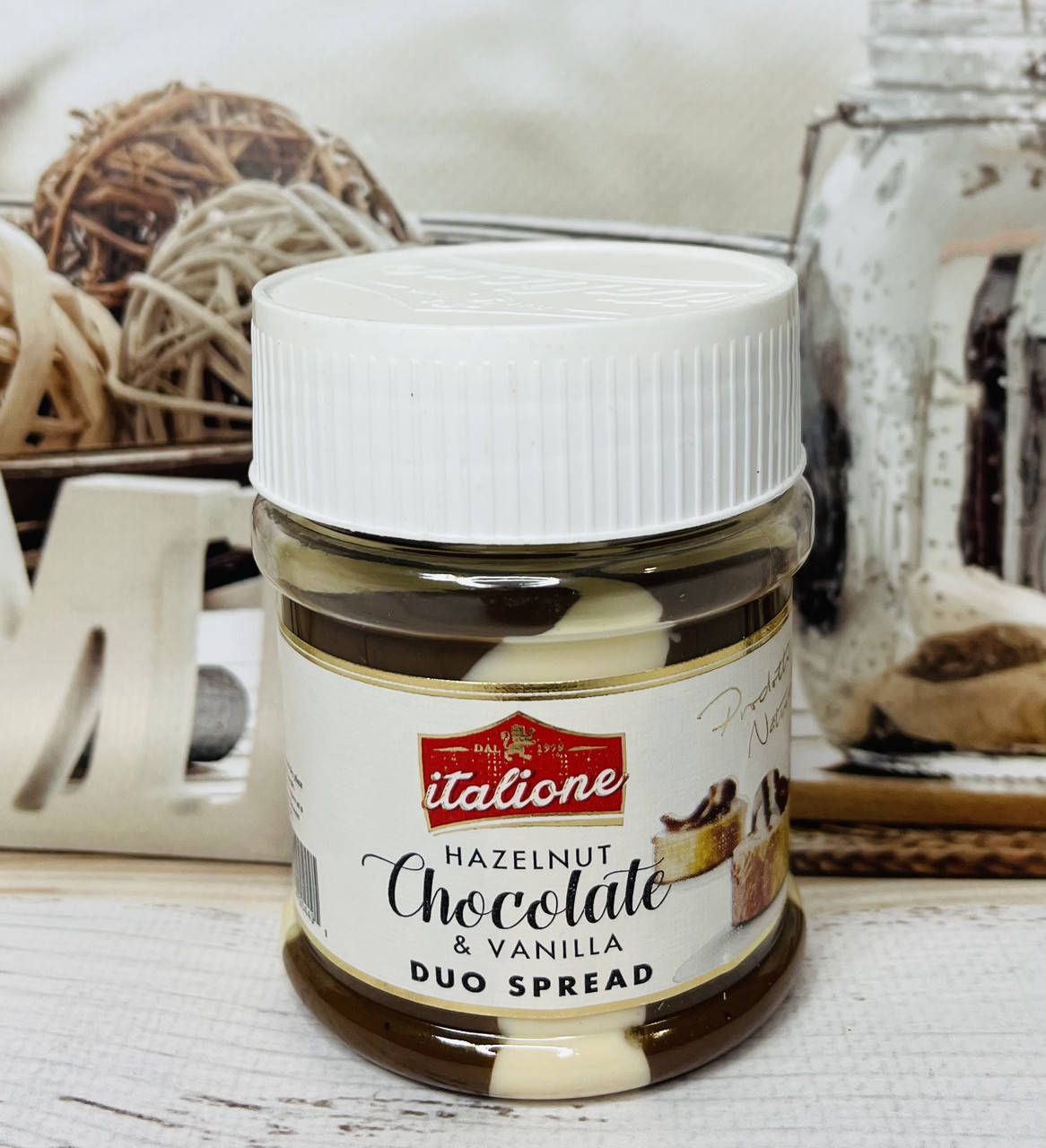 

Горіхова шоколадна та ванільна паста ITALIONE