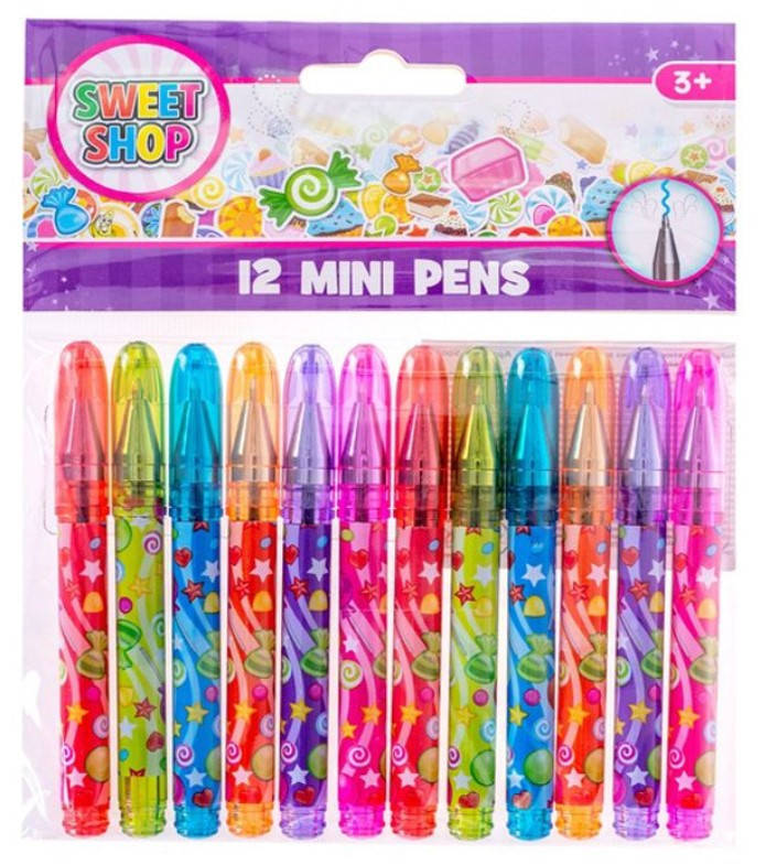 

Набор ароматных ручек Sweet Shop 12 цветов, 50084, для детей от 3 лет, Пакунок малюка