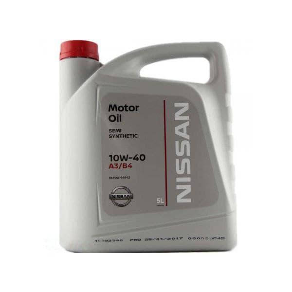 

Моторное масло Nissan Motor Oil 10W-40 5л (KE90099942) ORG KE90099942