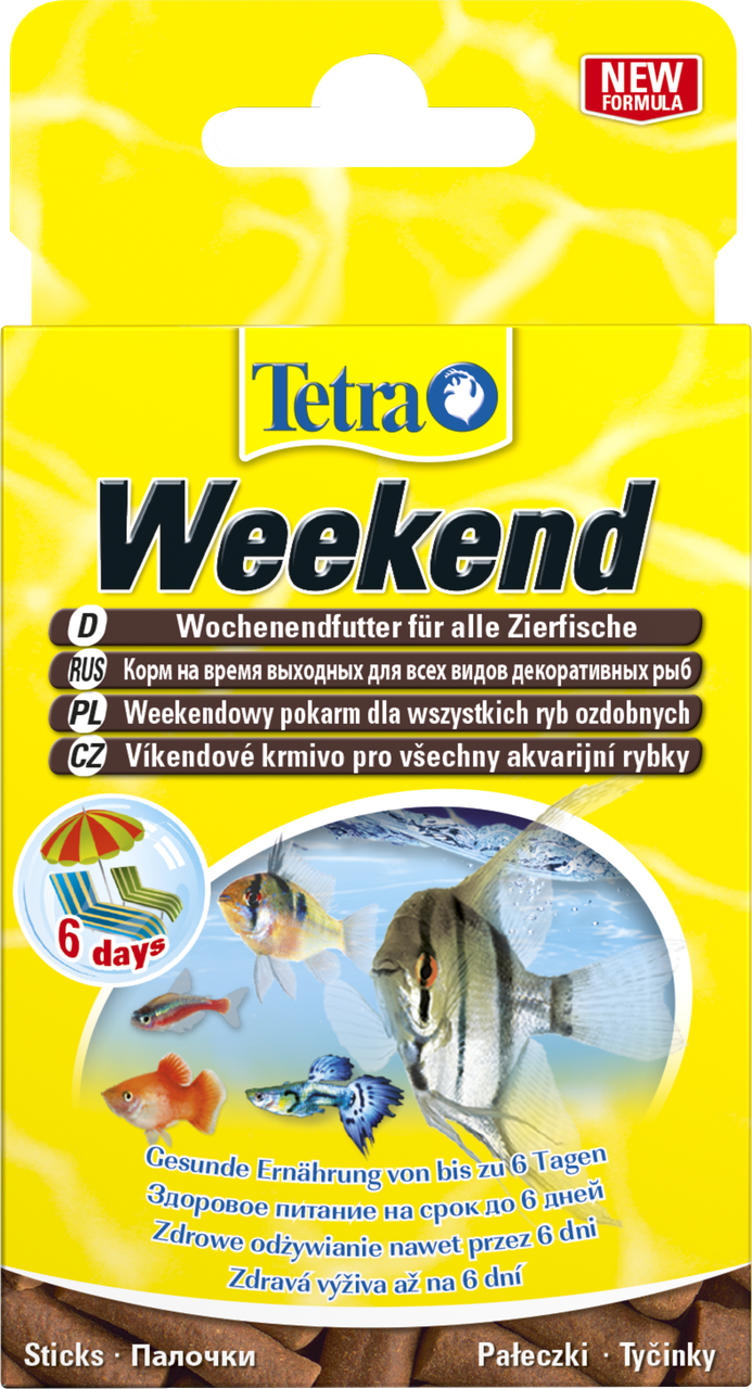 

Корм выходного дня для аквариумных рыб Tetra Weekend блоки 20 шт