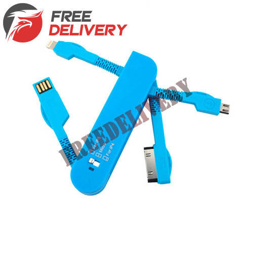 

Универсальная складная USB зарядка Ipad Iphone MicroUSB 3в1