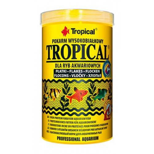 

Tropical - корм в хлопьях для всех видов рыб, 100 мл