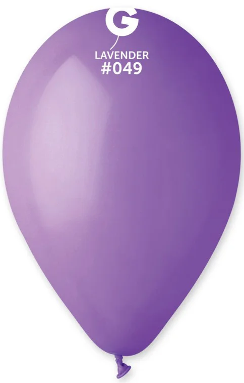 

Воздушные шары СИРЕНЕВЫЕ пастель 12 "(30см) GEMAR 049, Сиреневый