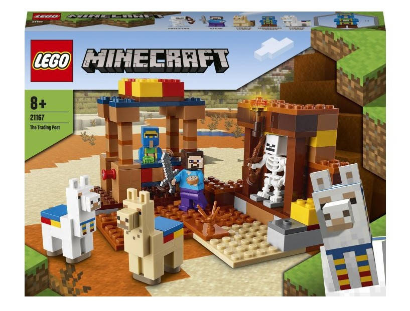 

Конструктор Лего майнкрафт 21167 LEGO Minecraft Торговый пост 201 деталь