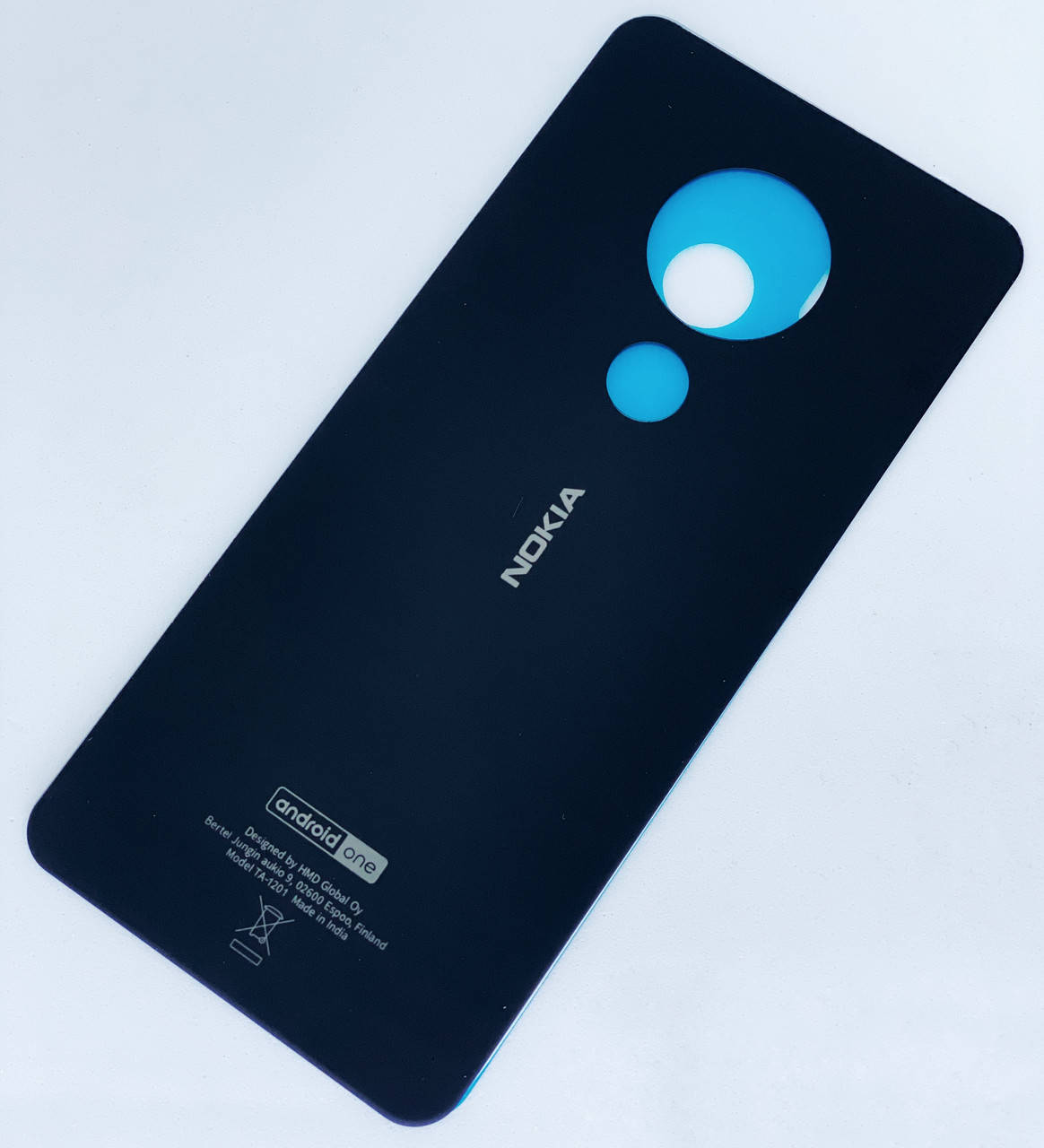 

Задняя крышка для Nokia 7.2 Dual Sim TA-1196, черная, оригинал, Черный