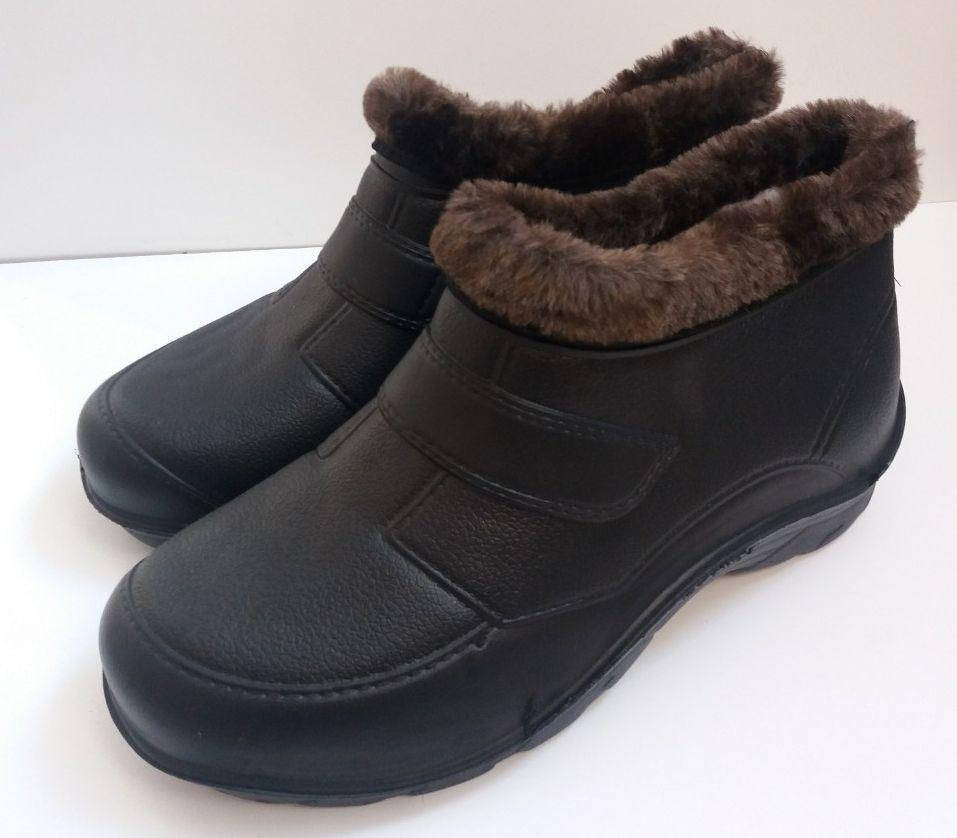 

Галоши ПВХ зимние.Мужские.Крок. размер 41, Черный