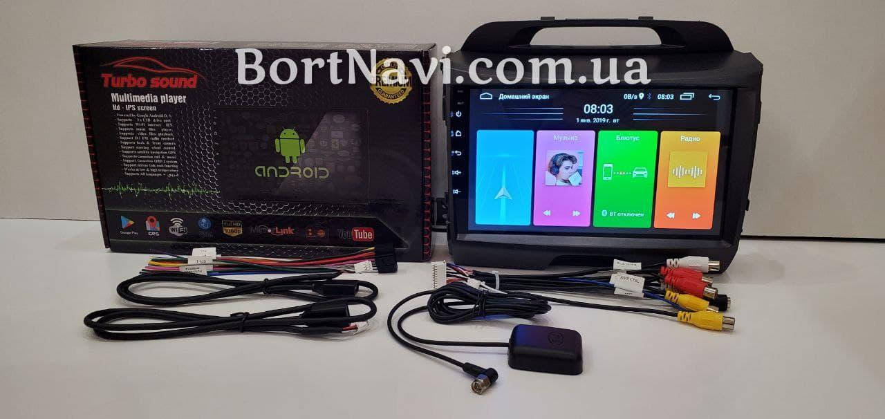 

Штатная магнитола KIA Sportage 9" Android