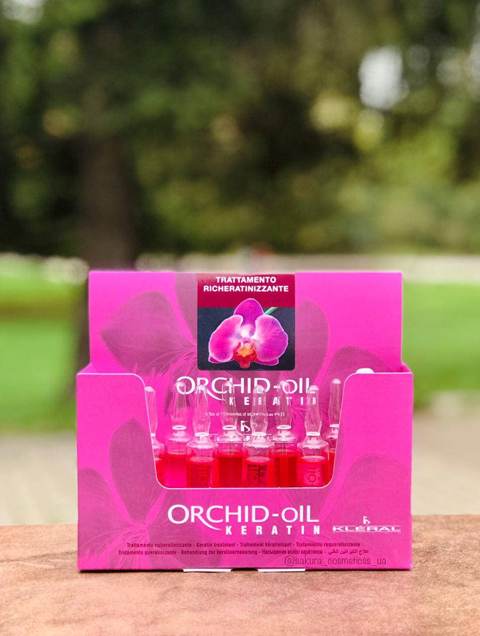 

Ампули для зміцнення та живлення волосся Kleral System orchid Oil Vials