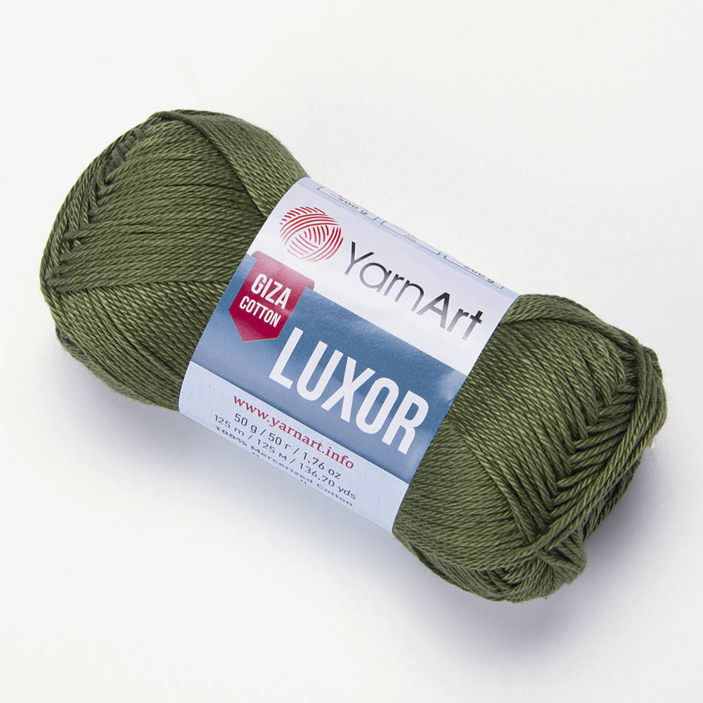 

YarnArt Luxor (Ярн Арт Луксор) № 1239 хаки (Пряжа хлопок, нитки для вязания)