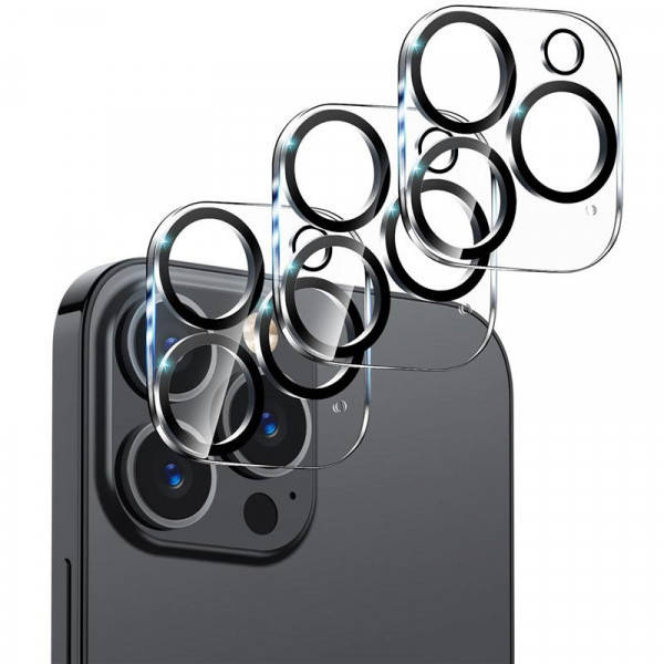 

Защитное стекло BeCover для камеры на Apple iPhone 13 Pro Max Black (707026), Черный