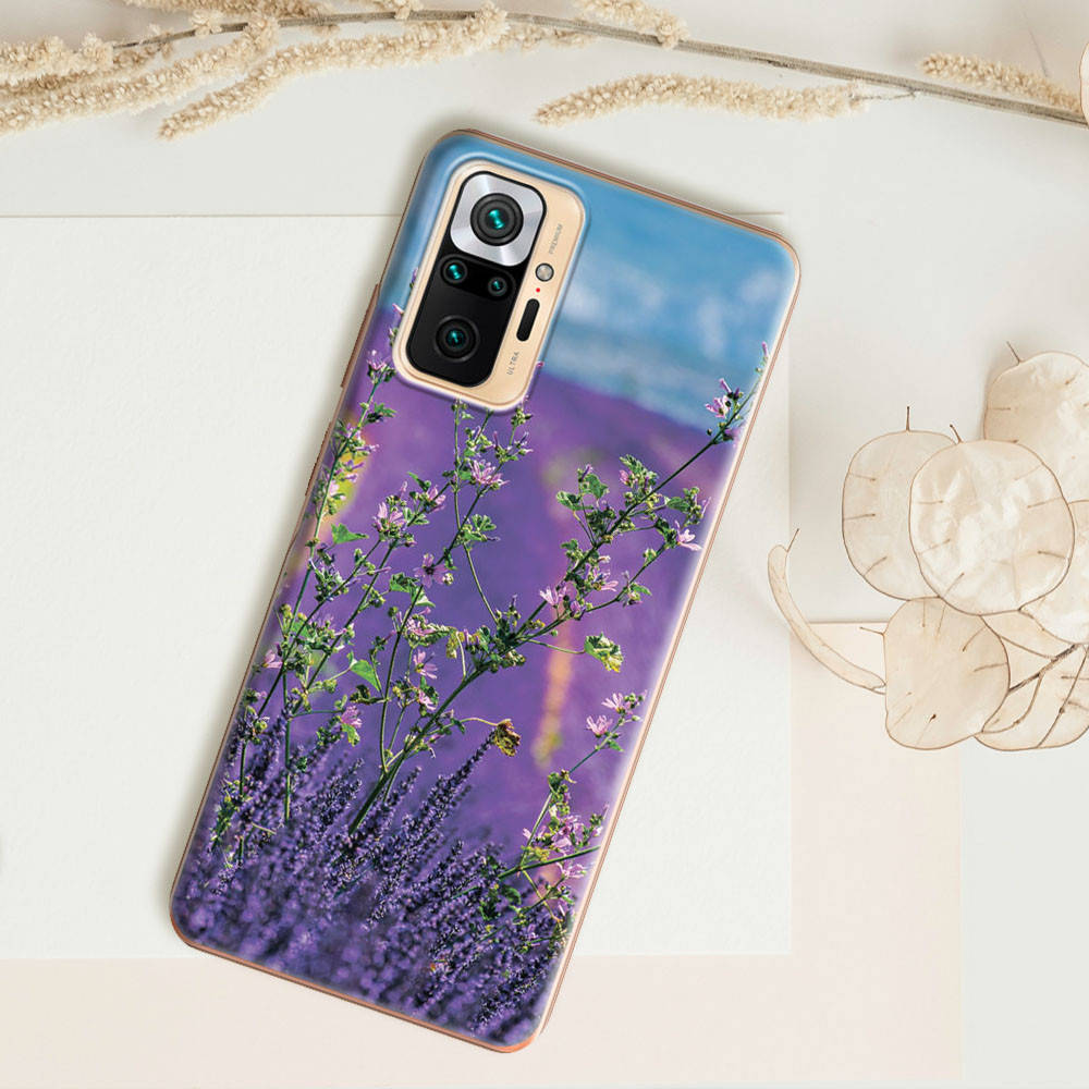 

Чехол Xiaomi Redmi Note 10 Pro с принтом Lavender Field, Прозрачный