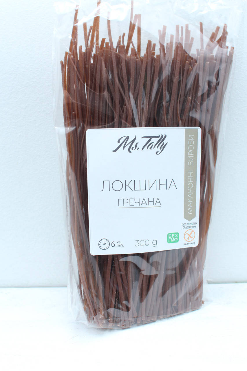 

Лапша гречневая без глютена "Ms. Tally" 300 г