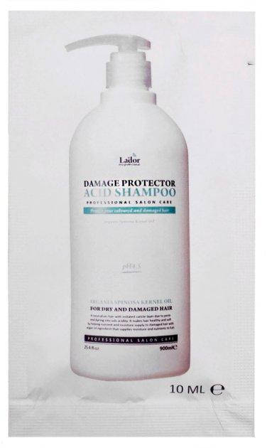 

Пробник бесщелочного шампуня с pH 4.5 La'dor Damage Protector Acid Shampoo, 10 мл
