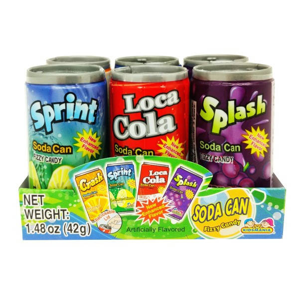 

Soda Can Fizzy Candy. 42 г