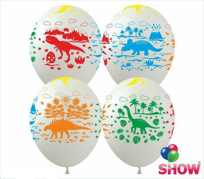 

Воздушные шары Динозавры 12" 30см