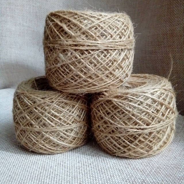 

Мотузка джутова 0,8 мм, 100м.