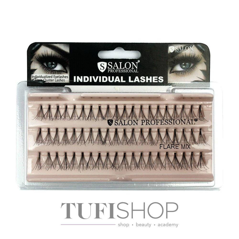 

Ресницы пучками Salon Flare Mix, Черный