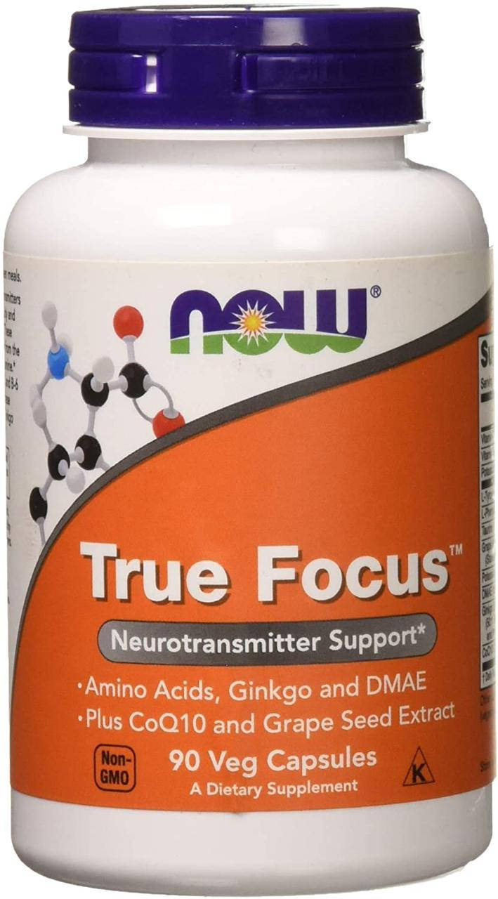 

Для концентрации внимания Now Foods True Focus 90 капсул