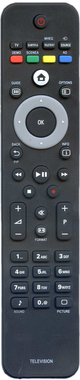 

Пульт для телевизора Philips RC-2422 549 02314