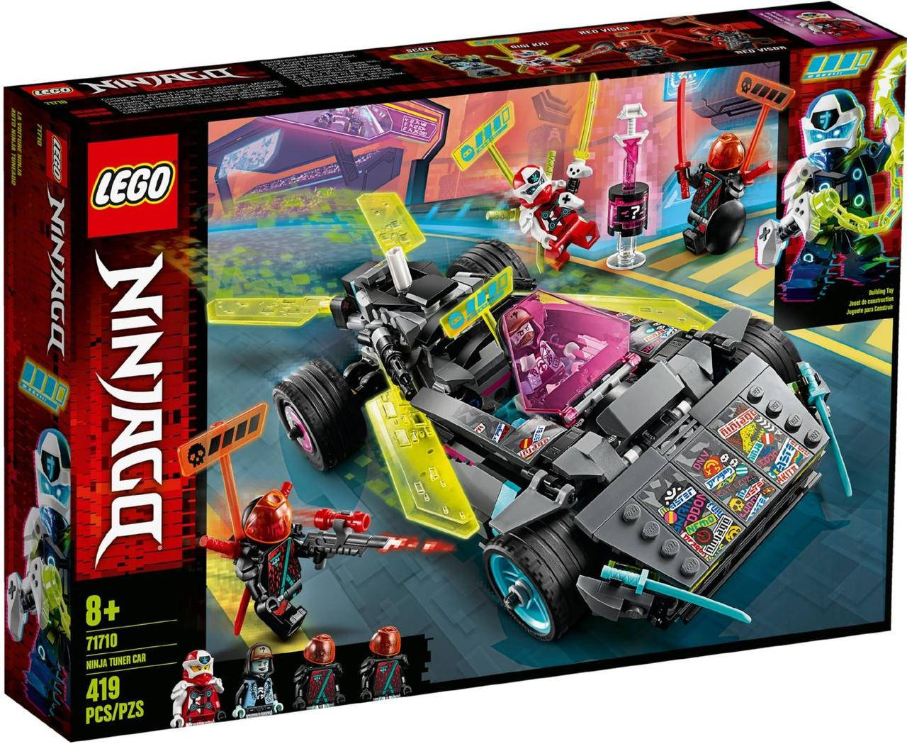 

Lego Ninjago Специальный автомобиль Ниндзя 71710, Красный