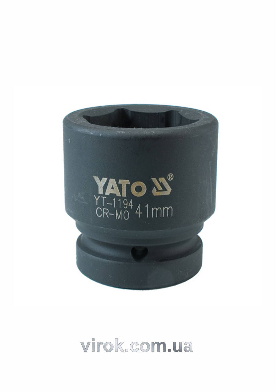 

Головка торцевая ударная шестигранная YATO 1" М41 х 65 мм YT-1194