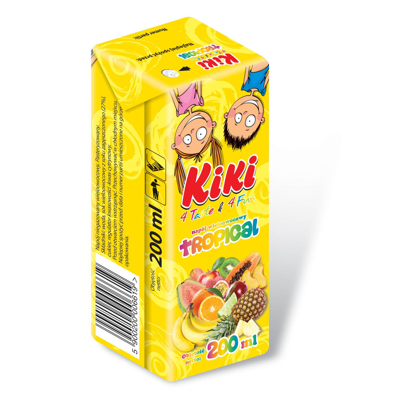 

Сок Детский Kiki Tropic Кики Тропик Tropical 200 мл Польша