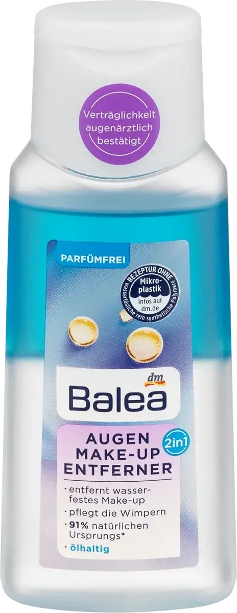 

Средство для снятия водостойкого макияжа с глаз Balea Augen Make-Up