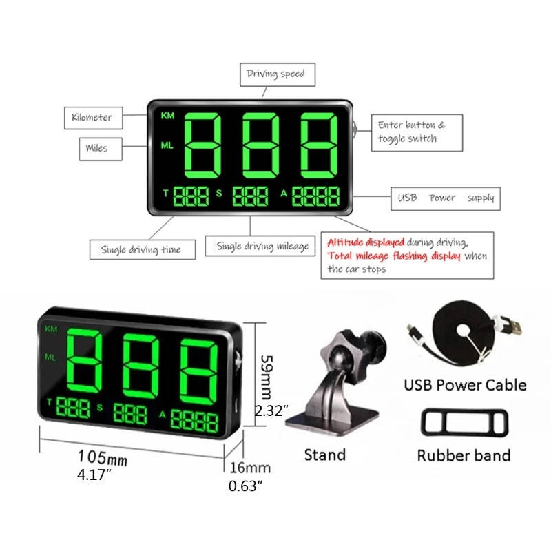 

GPS HUB C80 NEW Speedometer СПИДОМЕТР(УНИВЕРСАЛЬНЫЙ type C)