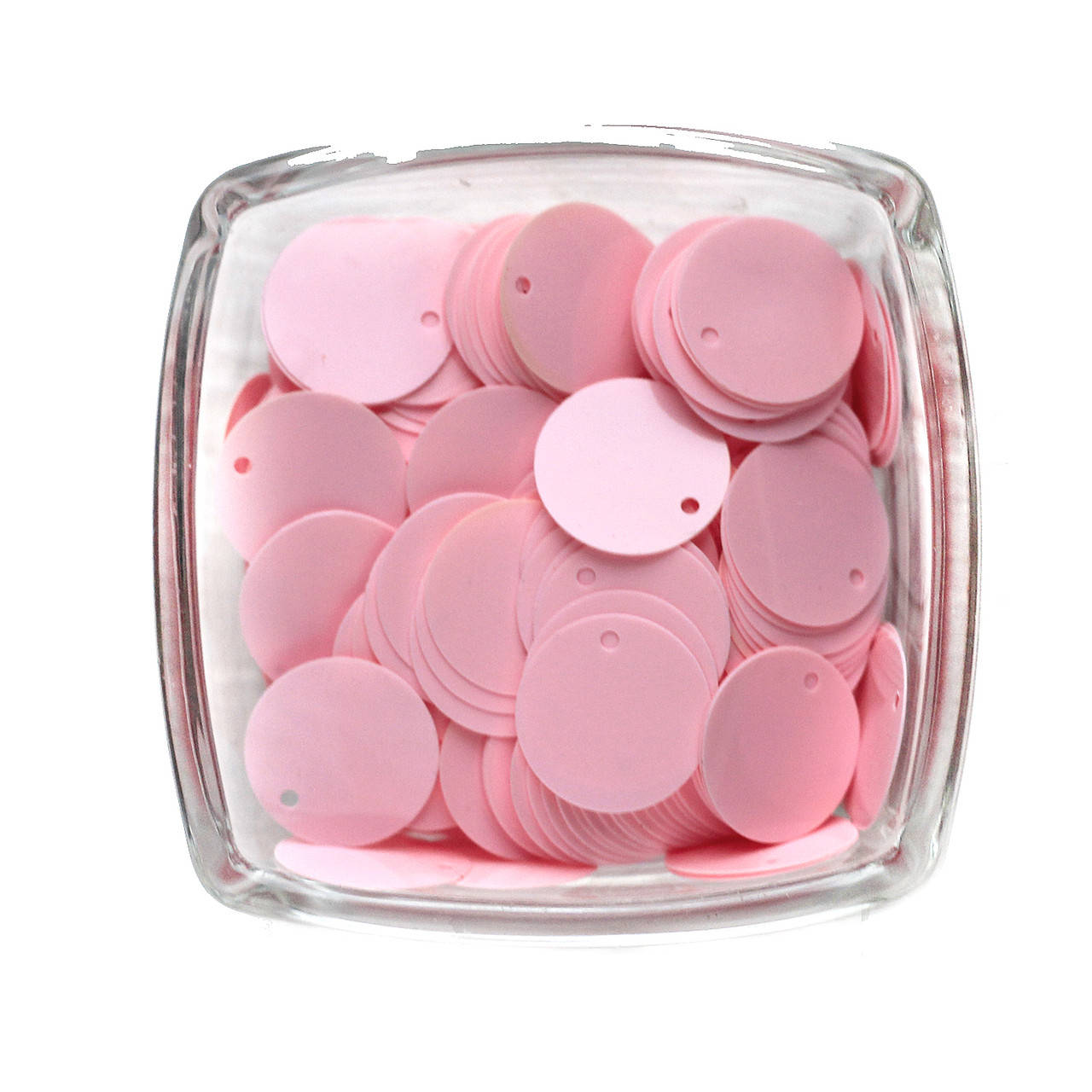 

Пайетки "Розовые со смещенным отверстием" 15 мм Индия, Розовый