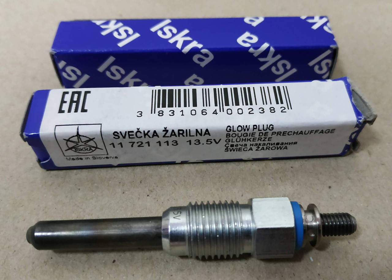 

Свеча предварительного подогрева антифриза Renault Megane 3 универсал 1.5 DCI (Iskra 11721113)(высокое качест)