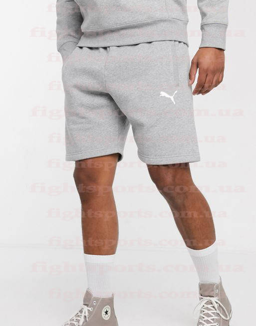 

Мужские Шорты серые Пума летние легкие трикотажные Puma, Серый