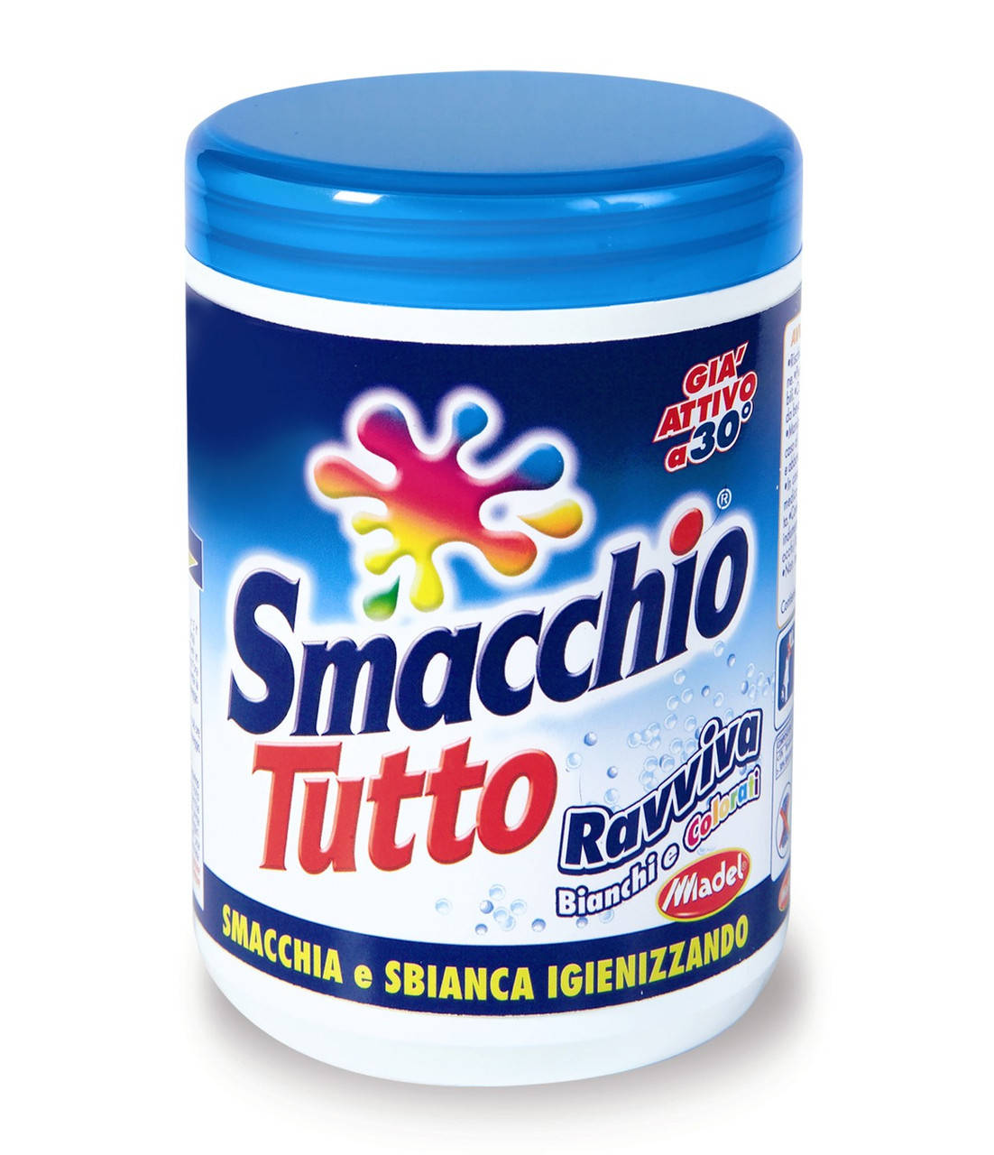 

Сыпучий отбеливатель-пятновыводитель Madel Smacchio Tutto 600gr