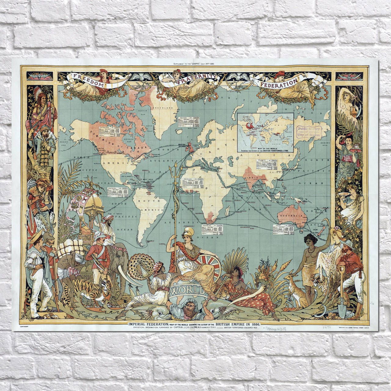 

Плакат "Древняя карта Земли, Earth Ancient Map" (артикул 0265) 60, Глянцевая, 85