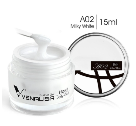 

Гель желе Venalisa №A02 Milky White, 15 мл, Белый