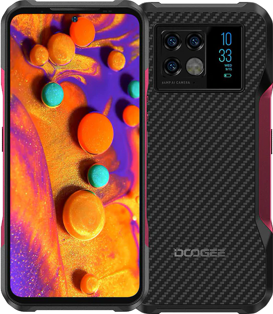 

DOOGEE V20 8/256GB 5G, 6000 mAh, NFC, 64 Mpx + Ночная камера, IP68/IP69K, Dimensity 700, AMOLED-Дисплей 6.43" Красный