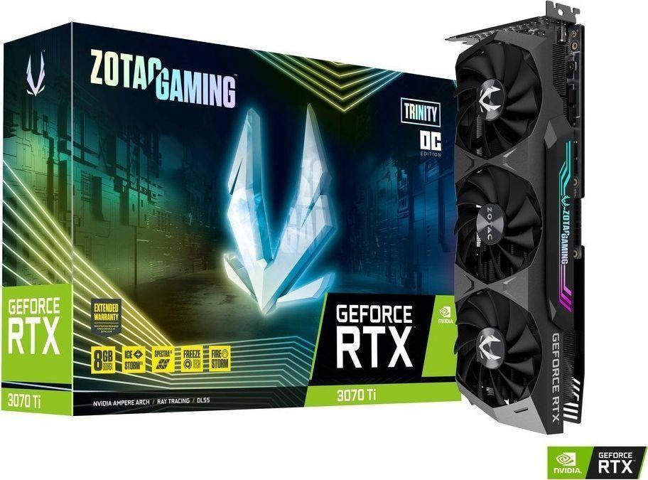 

Видеокарта Zotac GeForce RTX 3070 Ti Trinity OC 8GB (ZT-A30710J-10P)