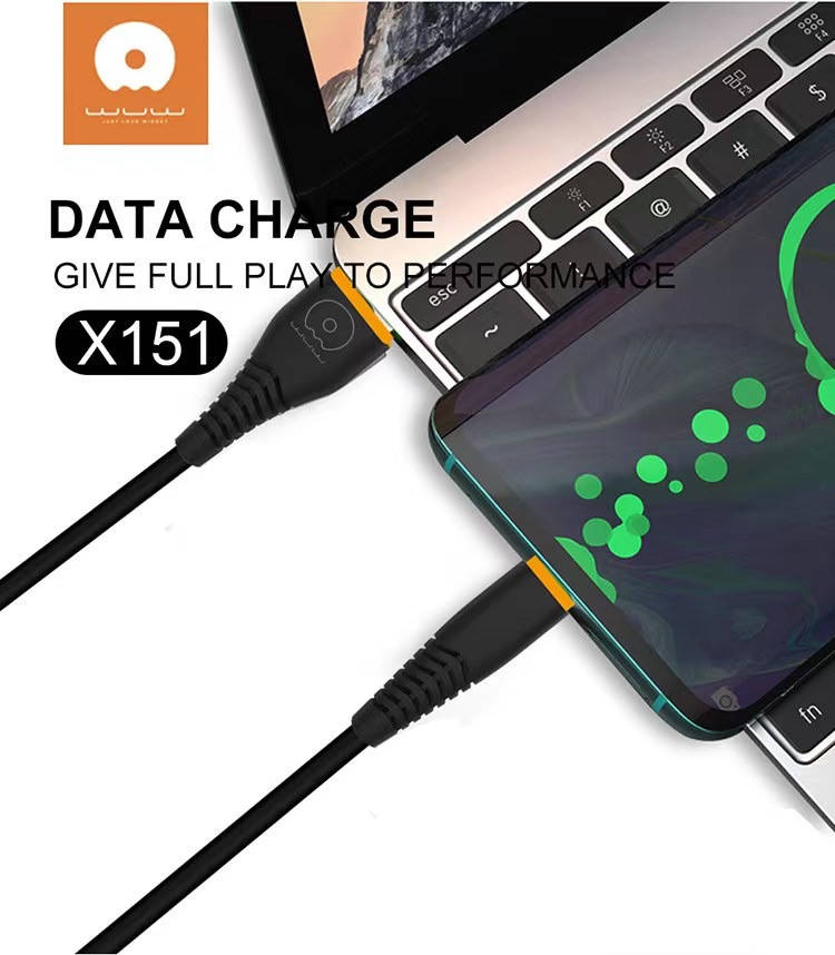

Кабель USB X151 - micro USB 5A черный, Белый