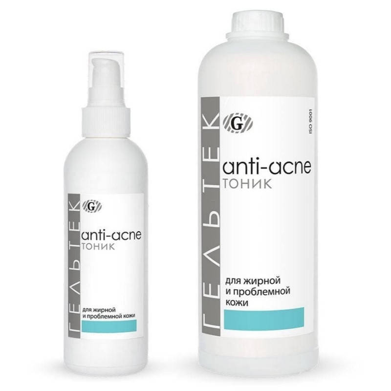

Тоник для жирной и проблемной кожи лица, Гельтек