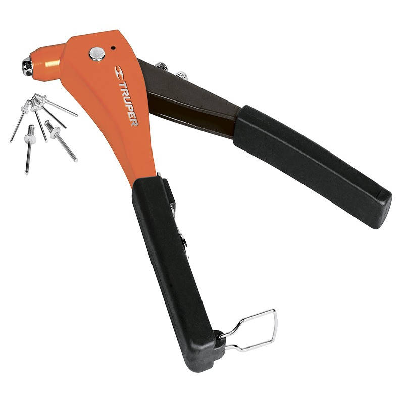 

Пістолет заклепувальний 3/32", 1/8", 5/32", 3/16" 230мм Truper RE-9