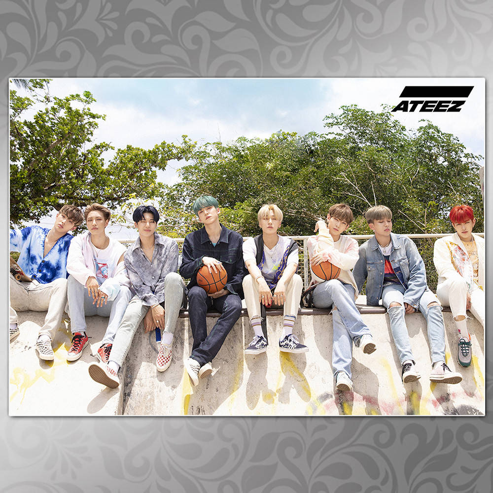 

Плакат K-Pop Ateez Мелованная бумага, 006