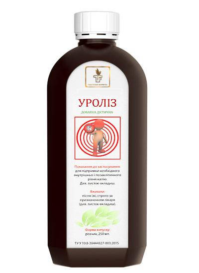 

Уролиз препарат калия долой отеки 250 мл Тибетская формула