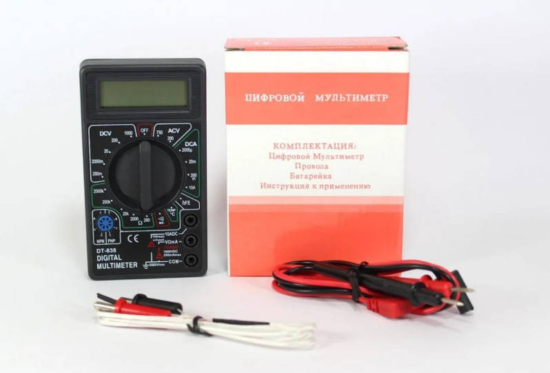 

Мультиметр DT-838, амперметр, вольтметр, тестер + термопара