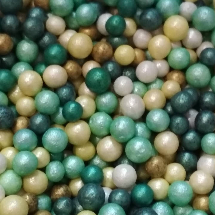 

Сахарные шарики перламутровые ассорти