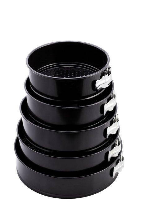 

Набор железных форм круглых для выпечки с рифленным дном 5 шт