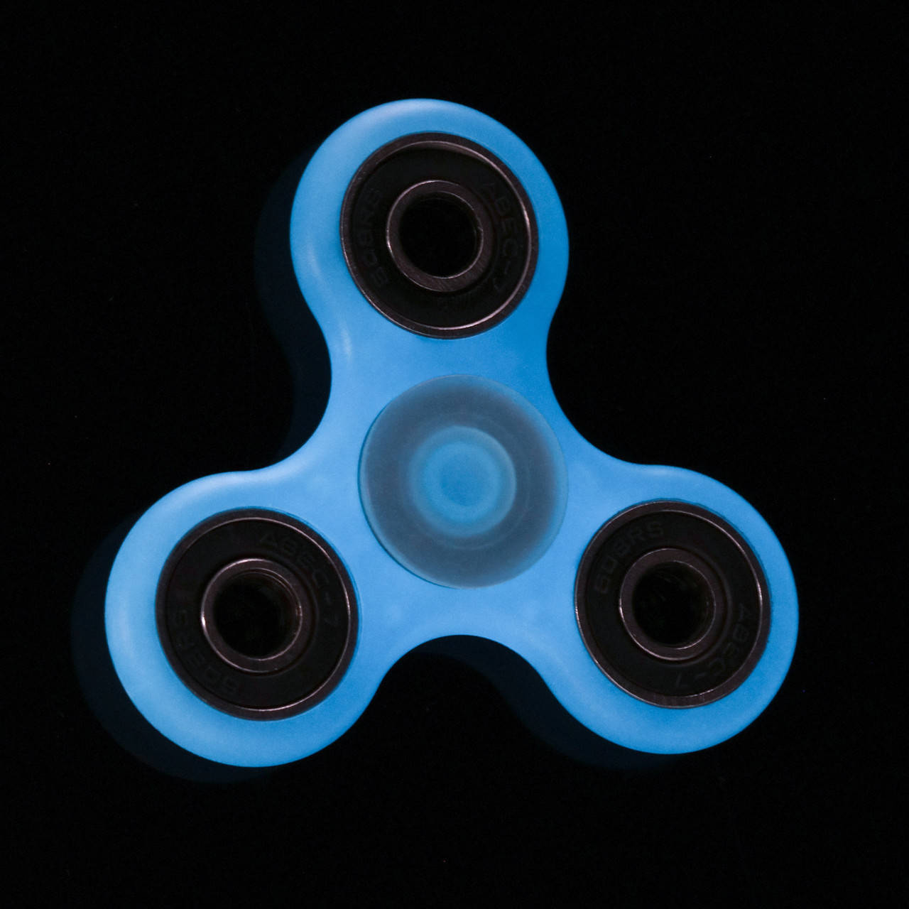 

Спиннер люминесцентный Handspinner Lumen blue