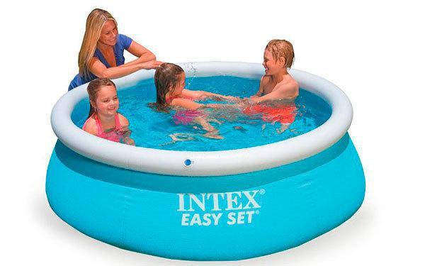 

Семейный надувной бассейн Intex 28101, 183-51см, 886 л, наливной, Синий