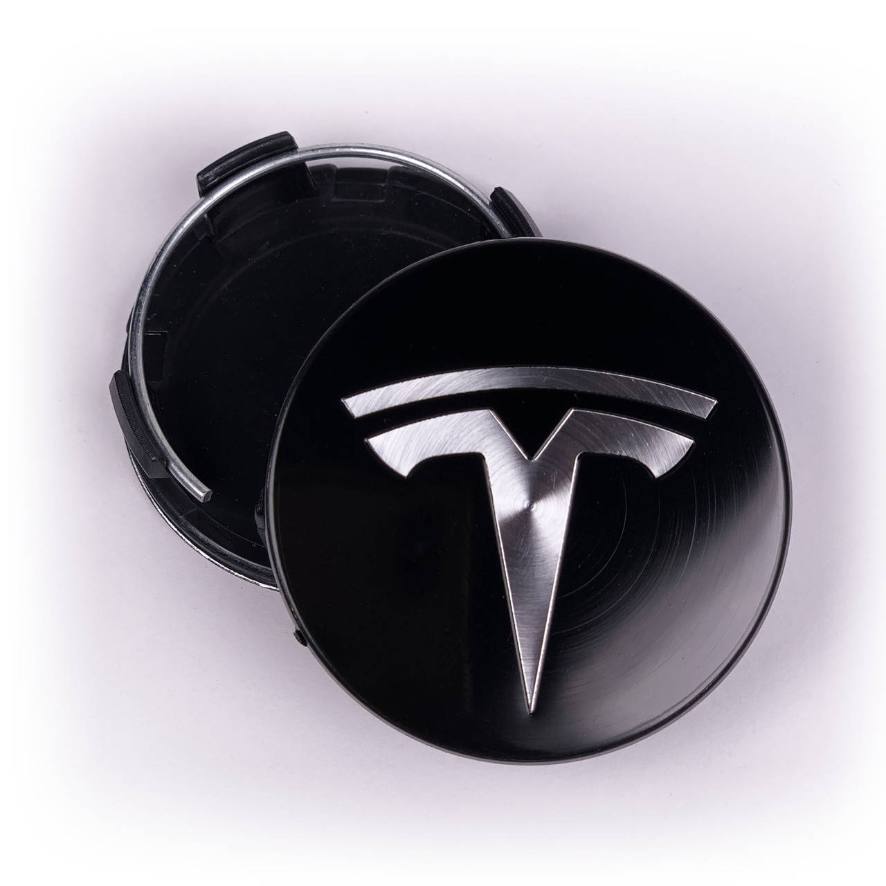 

Колпачки (заглушки) в диски TESLA (Тесла) 58 мм Черный-металлик