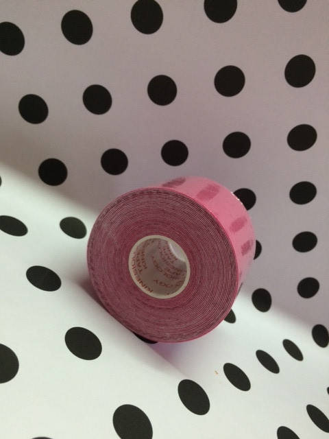 

Кинезио тейп Kinesiology Tape 5см х 5м - голубой Розовый